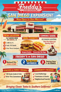 Freddy’s Frozen Custard & Steakburgers Expands in San Diego