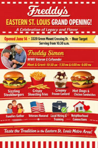Freddy’s Frozen Custard & Steakburgers Debuts in Eastern St. Louis Metro Area