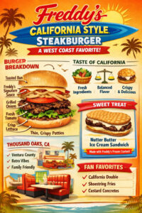 Freddy’s Steakburger—California Style: A Golden State Twist on a Classic Favorite
