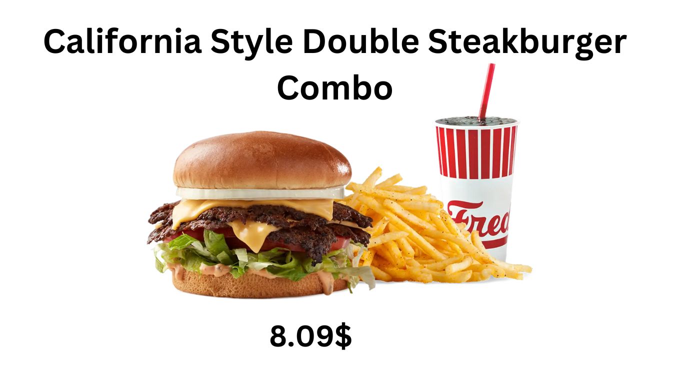 California Style Double Steakburger Combo