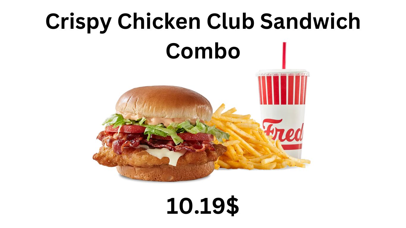 Crispy Chicken Club Sandwich Combo