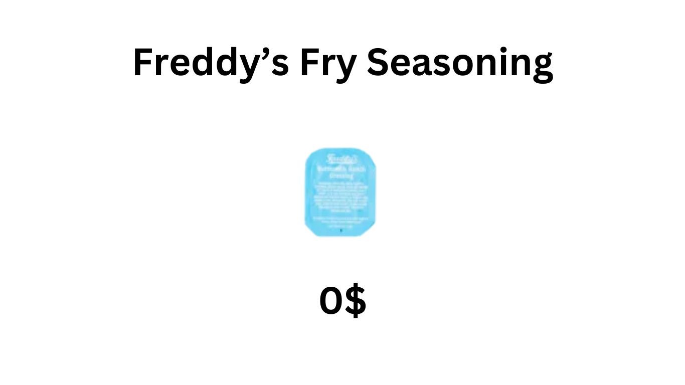 Freddy’s Fry Seasoning