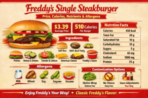 Freddy’s Single Steakburger