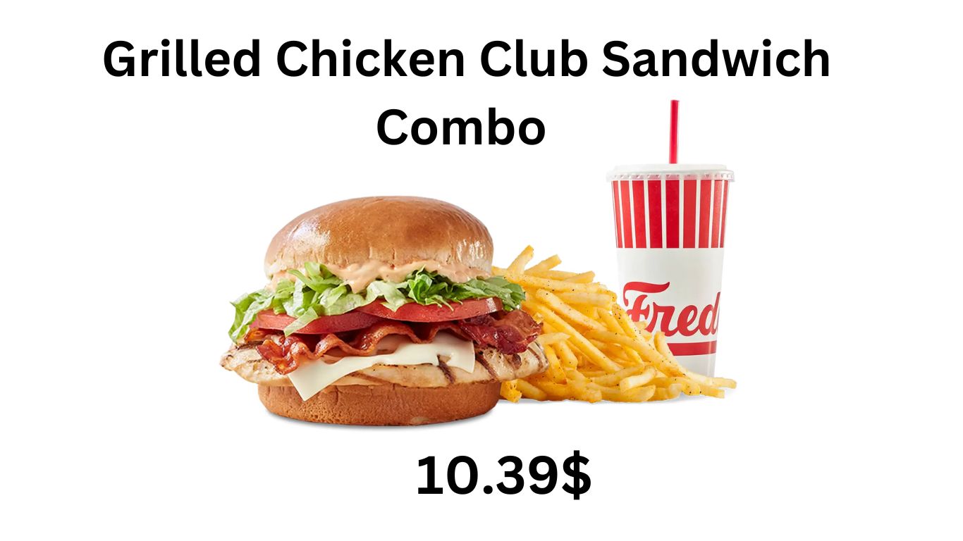 Grilled Chicken Club Sandwich Combo