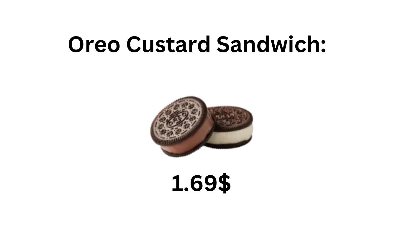 Oreo Custard Sandwich
