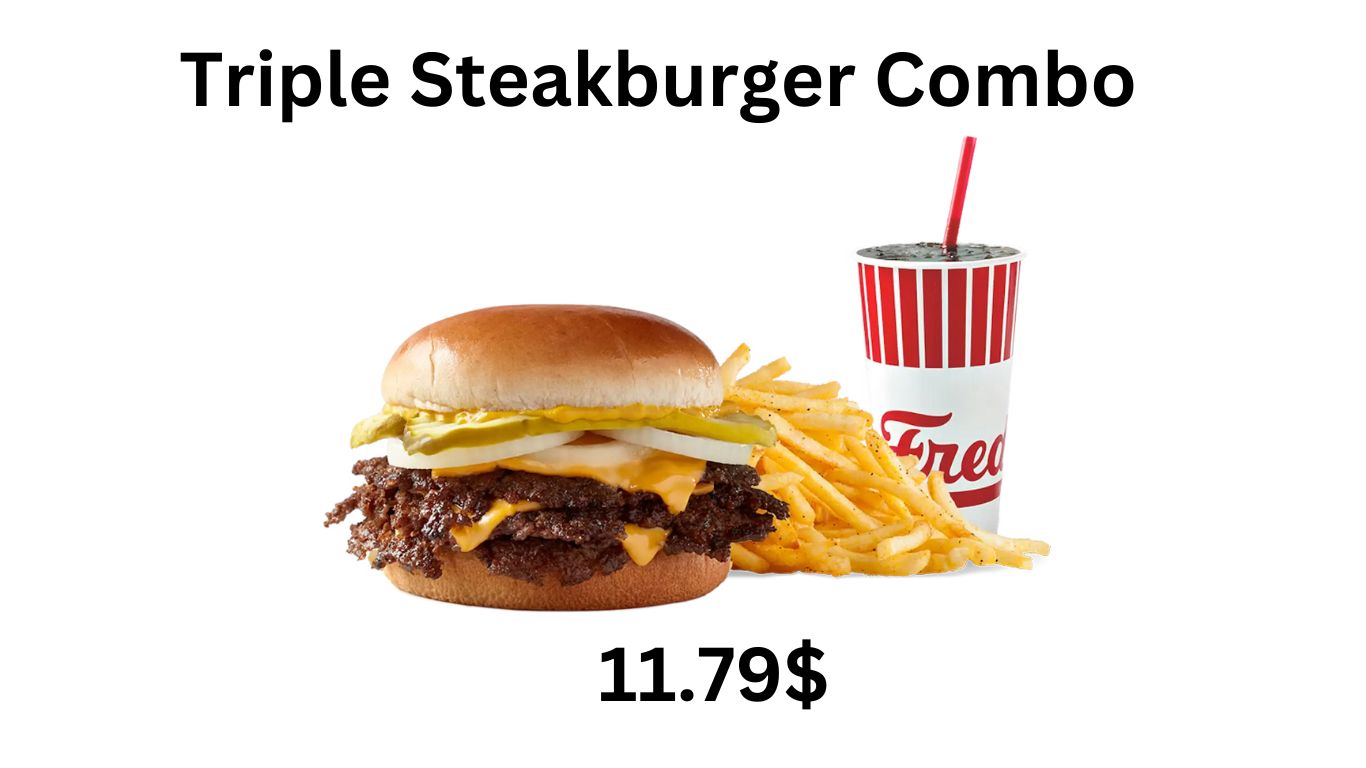 Triple Steakburger Combo
