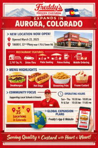 Freddy’s Frozen Custard & Steakburgers Expands in Aurora