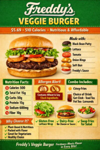 Freddy’s Veggie Burger