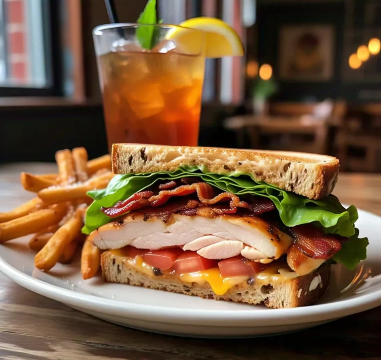 Crispy Chicken Club Sandwich Combo