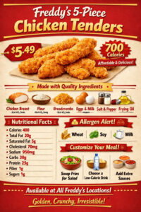 Freddy’s 5-Piece Chicken Tenders