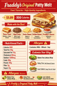 Freddy’s Original Patty Melt