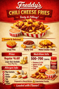 Freddy’s Chili Cheese Fries