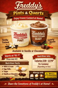 Freddy’s Pints and Quarts