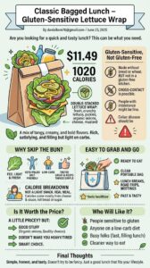 Classic Bagged Lunch – Gluten-Sensitive Lettuce Wrap