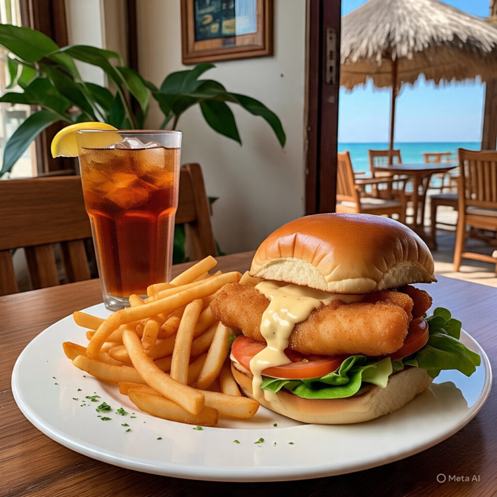 Crispy Fish Deluxe Sandwich Combo