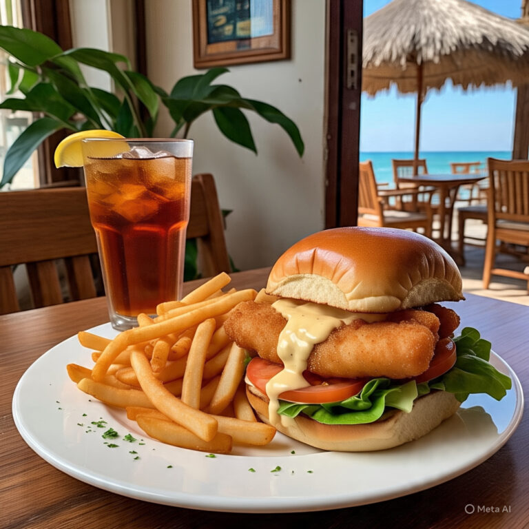 Crispy Fish Deluxe Sandwich Combo