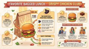 Favorite Bagged Lunch – Crispy Chicken Club