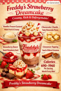 Freddy’s Strawberry Dreamcake
