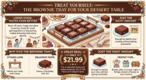Treat Yourself: The Brownie Tray for Your Dessert Table