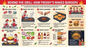 Behind the Grill: How Freddy’s Make Burgers