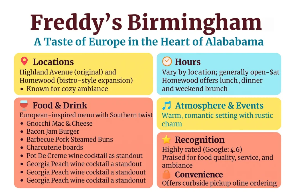 Freddy’s Birmingham