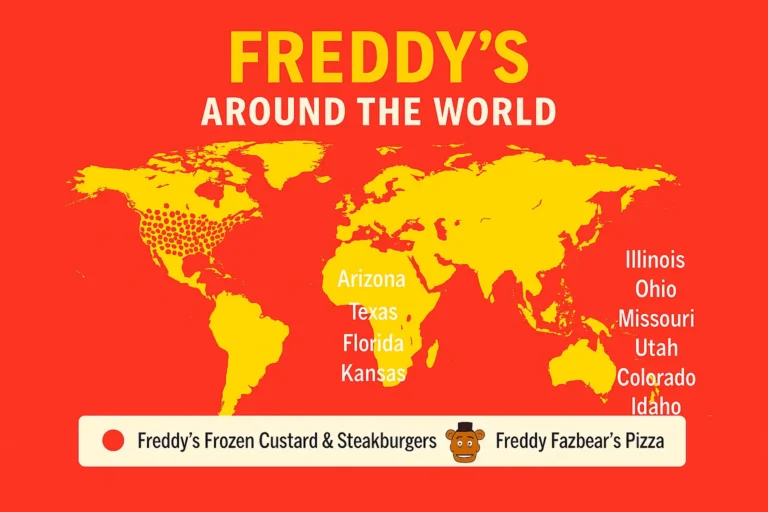 Locations of Freddy’s Around the World