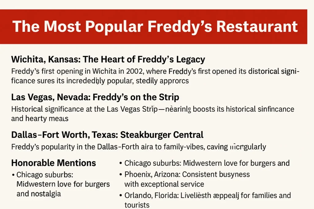 Most popular Freddy’s location