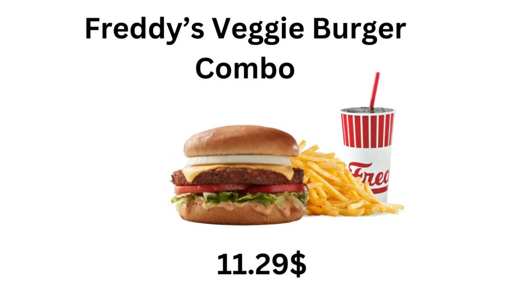 Freddy's Veggie Burger Combo