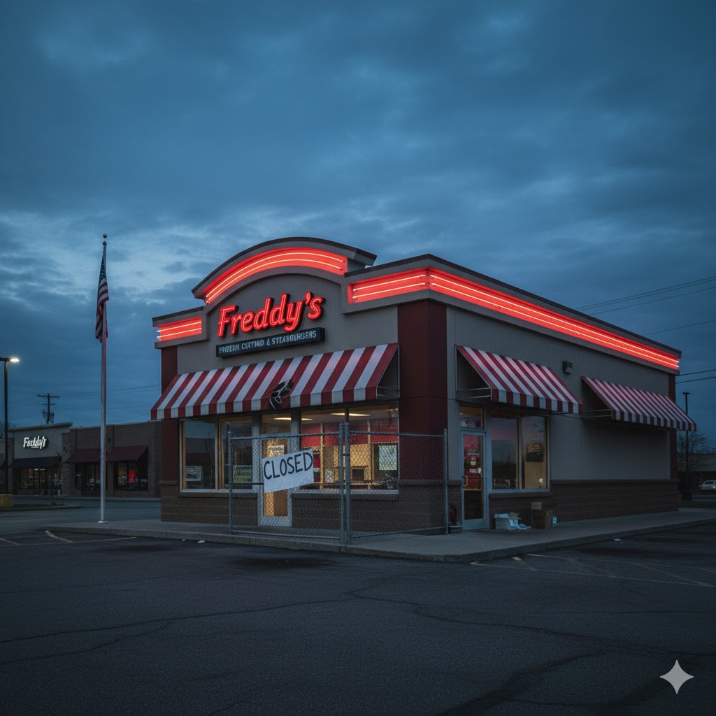 Freddy’s Franchisee M&M Custard Files for Bankruptcy