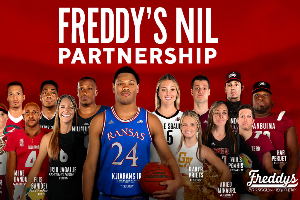 Freddy's Nil Partnership with Twelve Collegiate Athletes