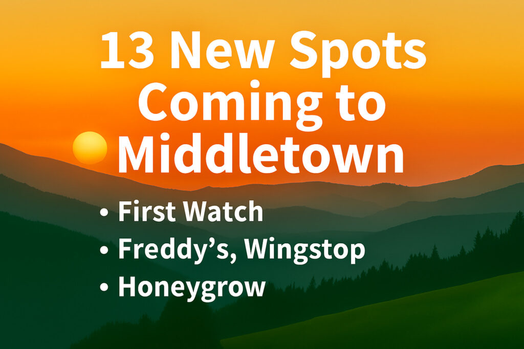 13 New Spots Coming to Middletown