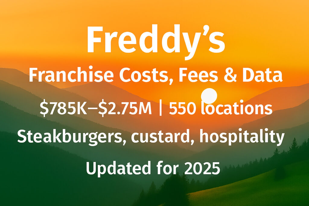 Freddy’s Franchise Investment and Support Overview