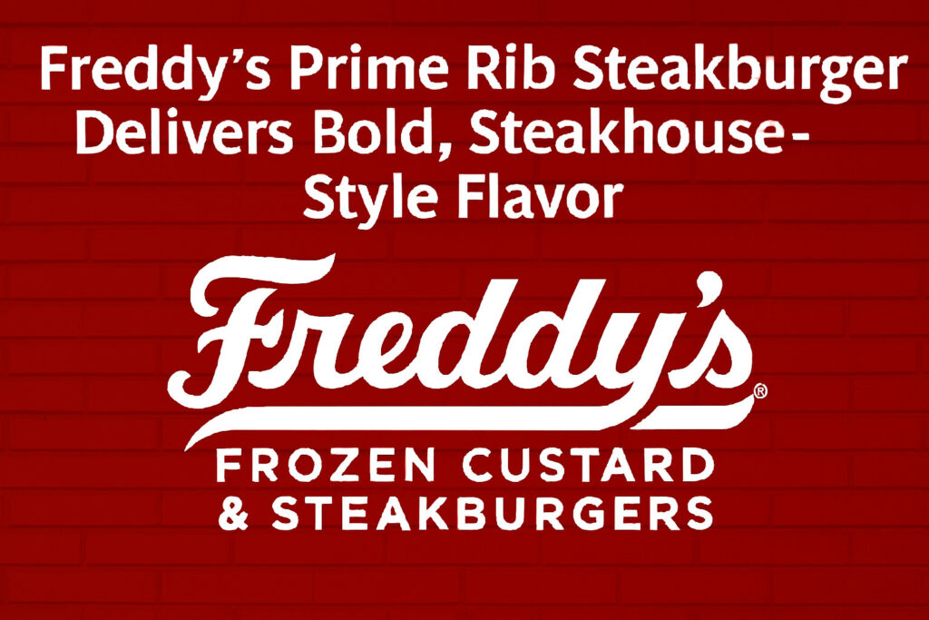 Freddy’s Prime Rib Steakburger