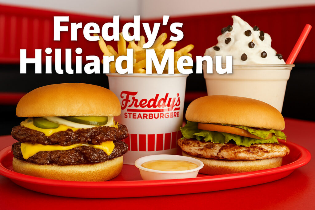 Freddy’s Hilliard Menu