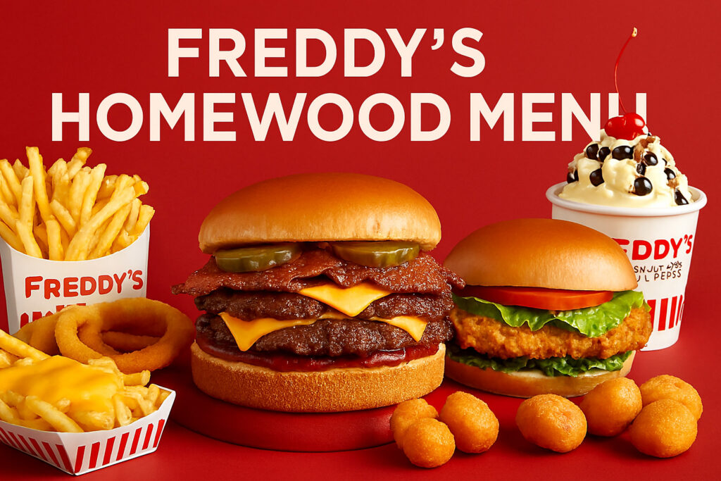 Freddy’s Homewood Menu