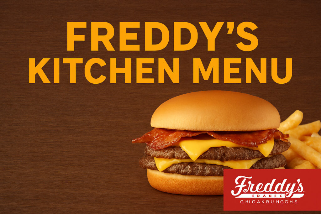 Freddy’s Kitchen Menu