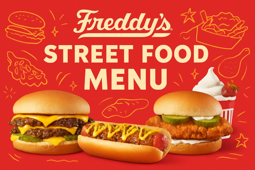 Freddy’s Street Food Menu