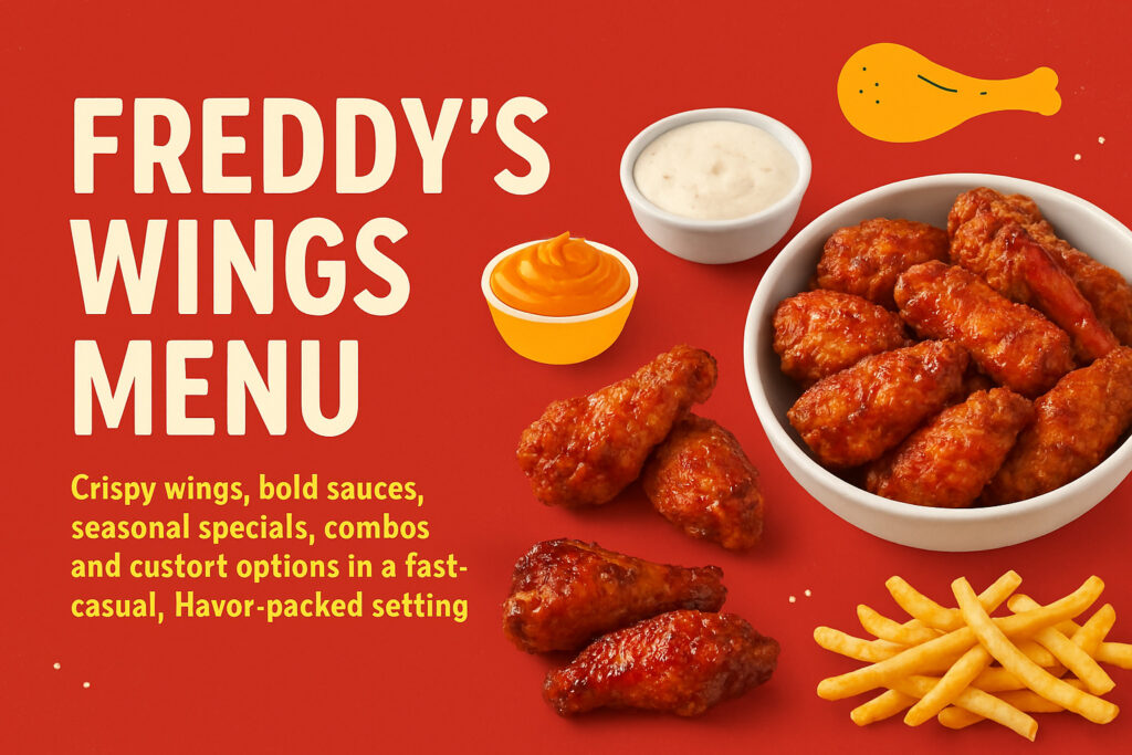 Freddy’s Wings Menu