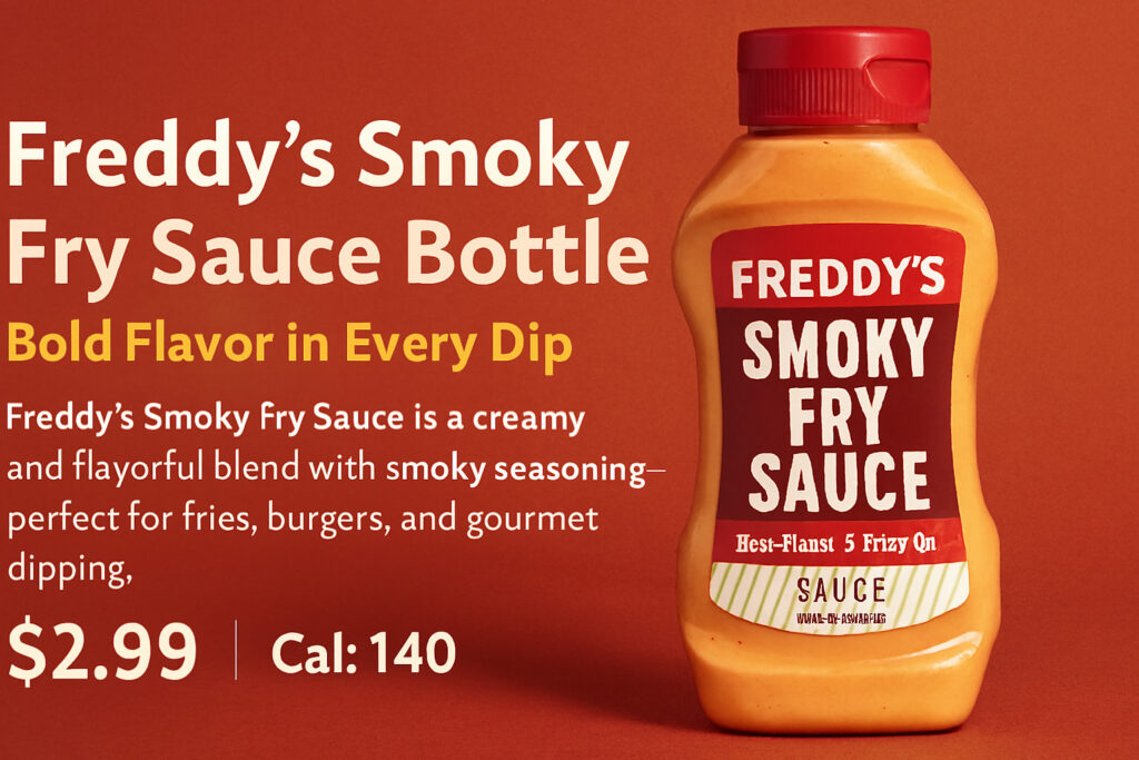 Freddy’s Smoky Fry Sauce Bottle