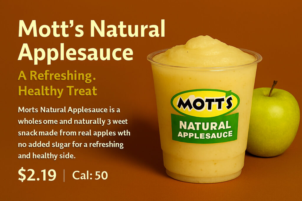 Motts Natural Applesauce