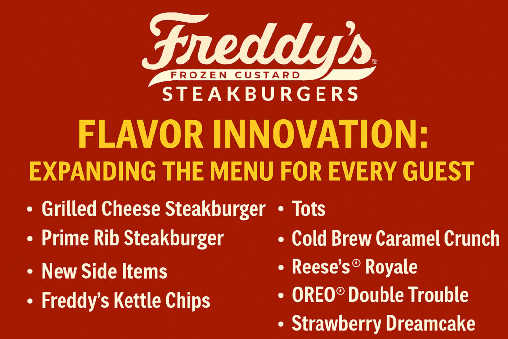 Freddy’s Flavor Innovation: Expanding the Menu for Every Guest