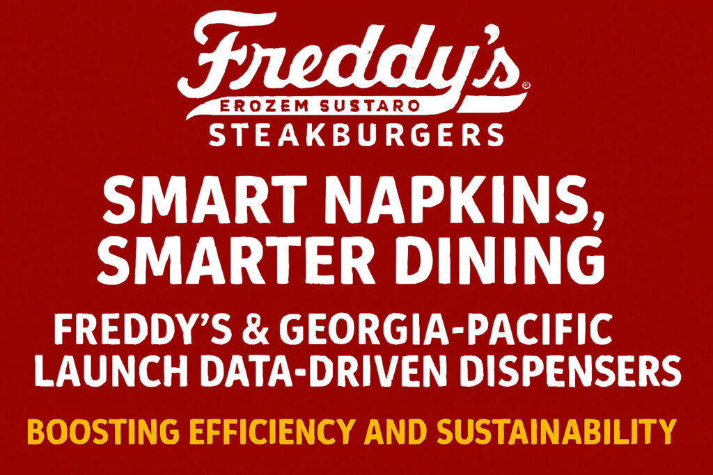 Freddy’s Partners with Georgia-Pacific for Smart Napkin Dispensers