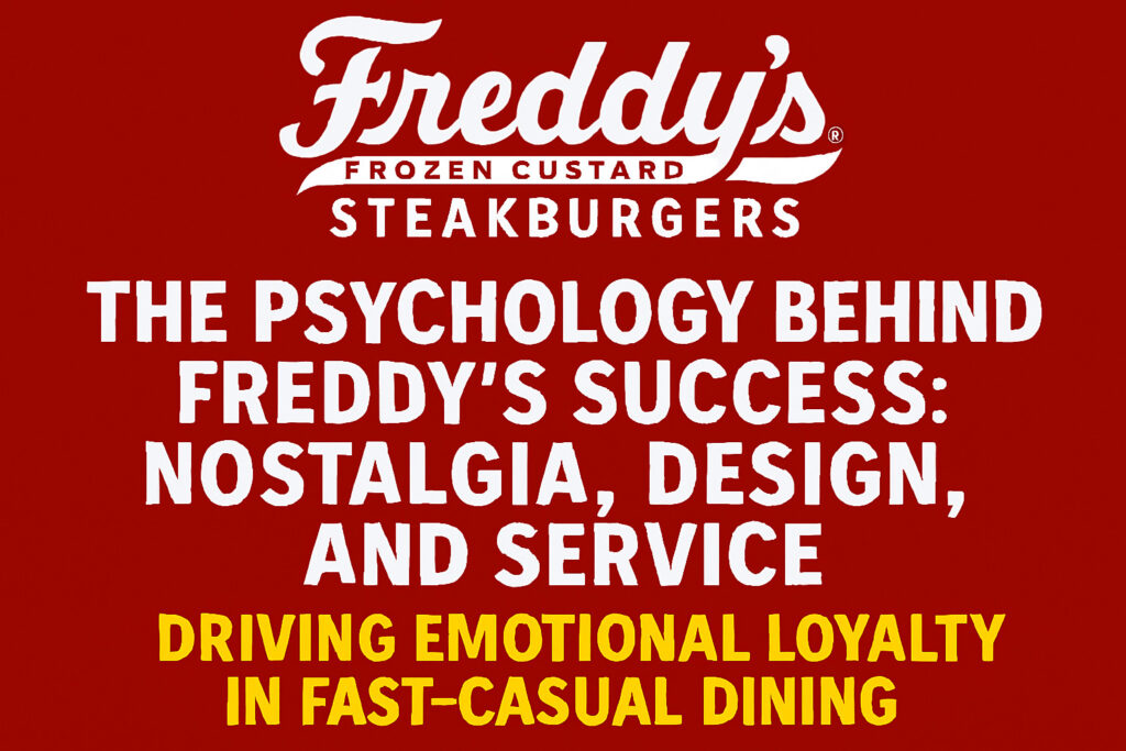 Psychology Behind Freddy’s Success: How Design & Service Create Emotional Loyalty