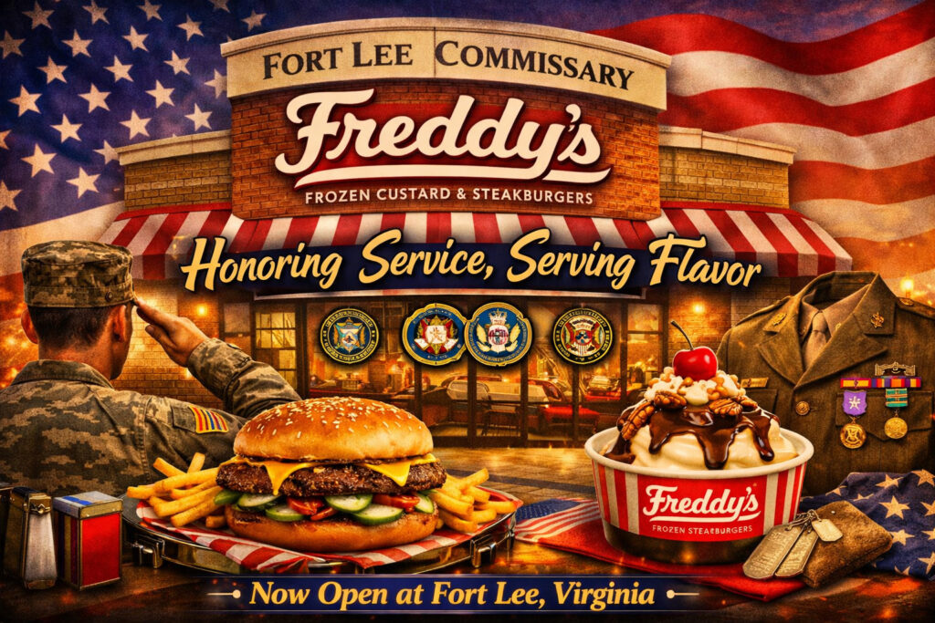 Freddy’s Opens First Military Base Restaurant at Fort Lee Virginia