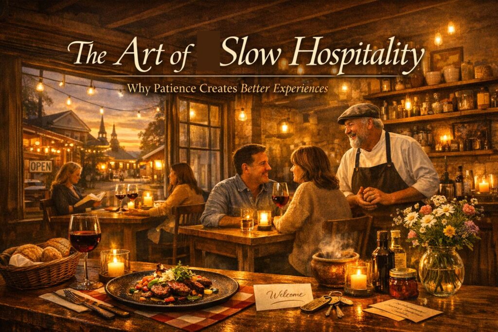 The Art of Slow Hospitality: Why Patience Creates Better Experiences