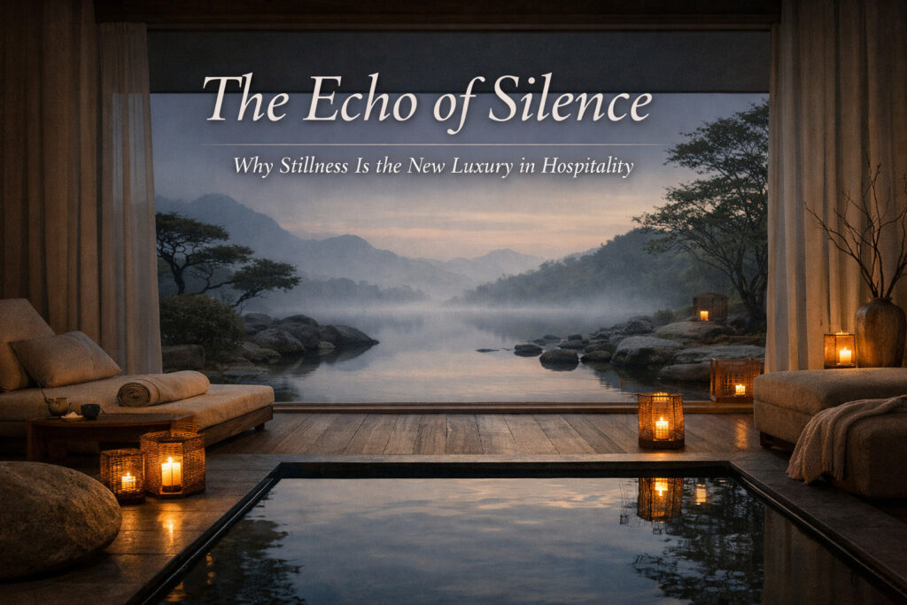 The Echo of Silence – Why Stillness Is the New Luxury in Hospitality