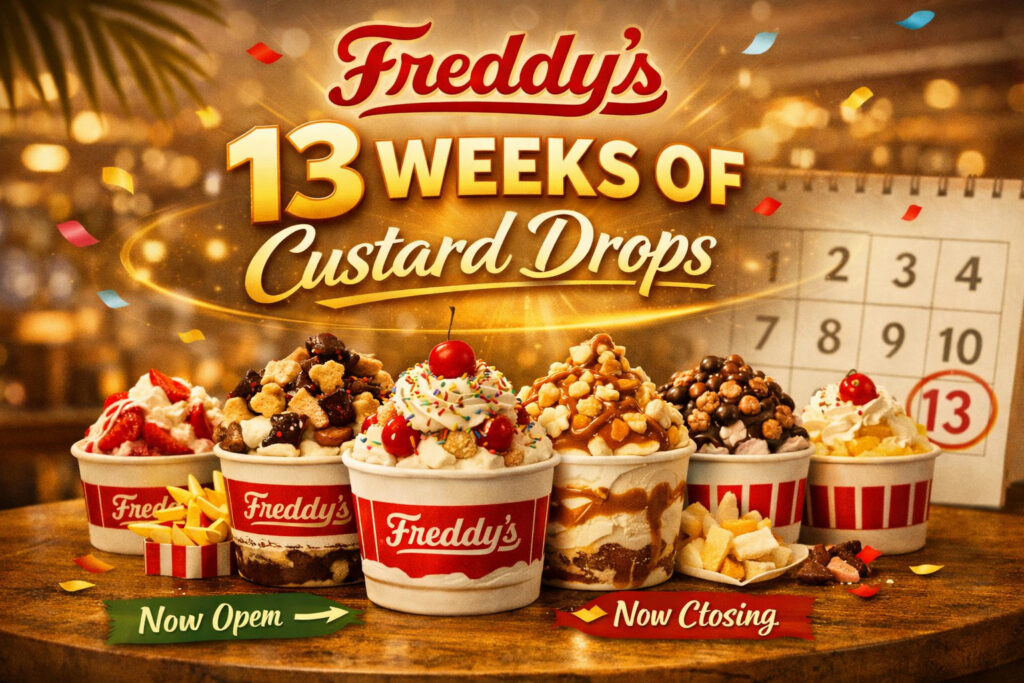Freddy’s Launches 13 Straight Weeks of New Custard Drops