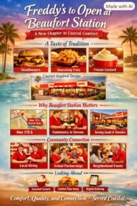 Freddy’s to Open at Beaufort Station