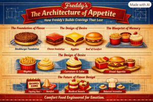 The Architecture of Appetite How Freddy’s Builds Cravings That Last info graphic
