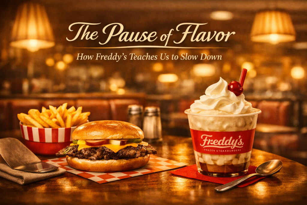 The Pause of Flavor: Why Freddy’s Teaches Us to Slow Down